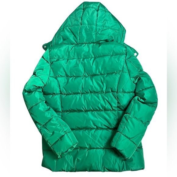Tommy Hilfiger Women's Quilted Hooded‎ Coat Puffer Pine - Picture 3 of 9